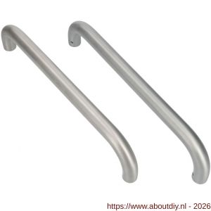 Ami 350 hand deurgreep enkelgebogen Archi Design 350 mm Irox deurdikte 38-61 mm - A10900429 - afbeelding 1