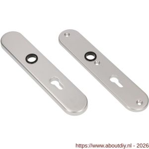 Ami VHB 250/50/1 veiligheidslangschild SKG*** ovaal VHB 250/50/1 buiten en binnen F1 profielcilinder PC 55 deurdikte 38-42 mm - A10900913 - afbeelding 1