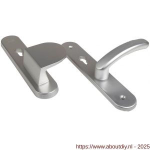 Ami VHB 250/50/1-90/83-378 senioren veiligheids Rotaveer duwer-kruk langschildgarnituur SKG** ovaal omkeer VHB 250/50/1 profielcilinder PC 72 omkeer deurduwer 90/83 links F1 en deurkruk 378 Rota profielcilinder PC 72 omkeer - A10900808 - afbeelding 1