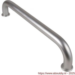 Ami 350 hand deurgreep enkelgebogen Archi Design 350 mm Irox deurdikte 38-61 mm - A10900429 - afbeelding 1