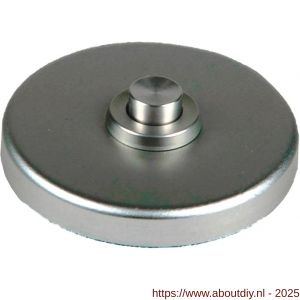 Ami Klik beldrukker aluminium rond Archi Design Irox RVS look - A10900013 - afbeelding 1