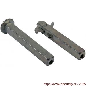 Ami wisselquickstift met kantelaar 8x66 mm deurdikte 38-42 mm - A10900262 - afbeelding 1