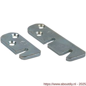 Ami sluithaak dubbel staal verzinkt 4 mm - A10901677 - afbeelding 1