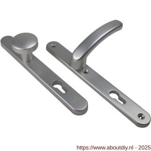 Ami VHB 257/32/2-169/50-378 veiligheids Rotaveer knop-kruk smalschildgarnituur SKG** Archi Design ovaal VHB 257/32/2 knop 169/50 profielcilinder PC 72 en deurkruk 378 Rota Irox deurdikte 53-57 mm - A10900875 - afbeelding 1