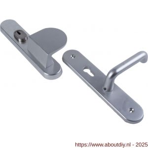 Ami VHB 250/15 KT senioren veiligheidslangschild SKG*** kerntrekbeveiliging Archi Design ovaal omkeer VHB 250/50/1 KT 72 omkeer deurduwer 90/83 rechts en zonder deurkruk Irox deurdikte 38-42 mm - A10901124 - afbeelding 1