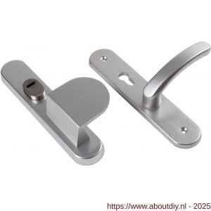 Ami VHB 250/15-90/83-378 KT senioren veiligheids Rotaveer duwer-kruk langschildgarnituur SKG*** kerntrekbeveiliging omkeer Archi Design VHB 250/15 KT 72 omkeer deurduwer 90/83 rechts en deurkruk 378 Rota Irox 2 GTS deurdikte - A10901102 - afbeelding 1