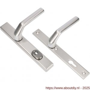 Ami VHB 251/37-379 KT veiligheids Rotaveer kruk-kruk smalschildgarnituur SKG*** kerntrekbeveiliging VHB 251/37 zonder krukgat KT 92 F1 en deurkruk en 379 Rota 251/32 profielcilinder PC 92 deurdikte 53-57 mm - A10901623 - afbeelding 1