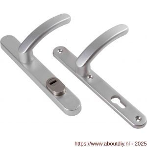 Ami VHB 257/37/15-378 KT veiligheids Rotaveer kruk-kruk smalschildgarnituur SKG*** kerntrekbeveiliging Archi Design VHB deurkruk 378 Rota 257/37/2 KT 72 en deurkruk 378 Rota 257/32/2 profielcilinder PC 72 Irox deurdikte 53-57 mm - A10901630 - afbeelding 1