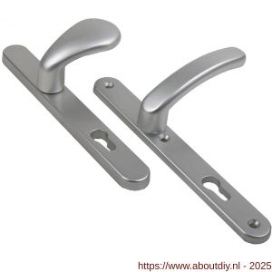 Ami VHB 257/32/2-173-378 veiligheids Rotaveer knop-kruk smalschildgarnituur SKG** Archi Design ovaal VHB 257/32/2 profielcilinder PC 72 knop 173 Varo Irox en deurkruk 378 Rota 257/32/2 profielcilinder PC 72 deurdikte 53-57 mm - A10901580 - afbeelding 1