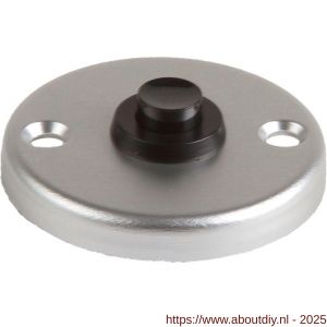 Ami 3 RH beldrukker aluminium rond rozet F2 - A10900010 - afbeelding 1