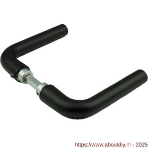 Ami 361 deurkruk aluminium deurdikte 38-42 mm zwart RAL 9005 structuur finish - A10900374 - afbeelding 1