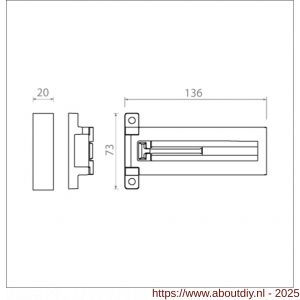 Ami KSH 100 kierstandhouder SKG - A10900008 - afbeelding 2