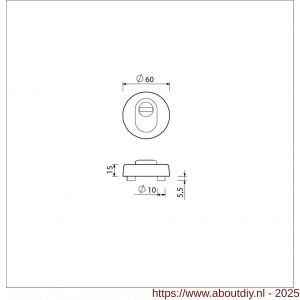 Ami VHB rond rozet KT veiligheidsrozet SKG*** buitenrozet rond 15 mm KT F1 - A10901553 - afbeelding 2