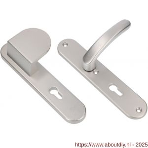 Ami VHB 250/50/1-90/83-378 veiligheids Rotaveer duwer-kruk langschildgarnituur SKG*** ovaal VHB 250/50/1 profielcilinder PC 72 deurduwer 90/83 rechts en deurkruk 378 Rota deurdikte 53-57 mm F1 - A10900959 - afbeelding 3
