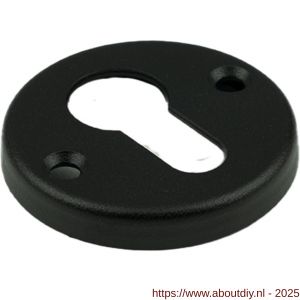 Ami 3 RH cilinderrozet aluminium rond profielcilinder PC zwart - A10900456 - afbeelding 3