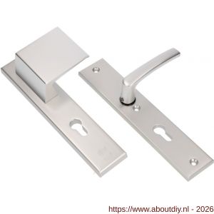 Ami VHB 251/50-90/80 veiligheidsvoordeur-duwerlangschildgarnituur SKG*** VHB 251/50 profielcilinder PC 85 deurduwer 90/80 rechts F2 profielcilinder PC 85 en deurkruk 332 M6 deurdikte 38-42 mm - A10901011 - afbeelding 3