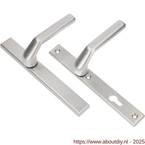 Ami VHB 251/32-379 veiligheids Rotaveer kruk-kruk smalschildgarnituur SKG** VHB deurkruk 379 Rota 251/32 blind F1 en deurkruk 379 Rota 251/32 profielcilinder PC 55 deurdikte 53-57 mm - A10900886 - afbeelding 3
