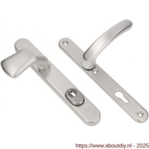 Ami VHB 257/37/2-166 KT veiligheids Rotaveer knop-kruk smalschildgarnituur SKG*** kerntrekbeveiliging ovaal VHB 257/37/2 KT 72 knop 166 links F1 en deurkruk 378 Rota 257/32/2 profielcilinder PC 72 deurdikte 53-57 mm - A10901634 - afbeelding 3