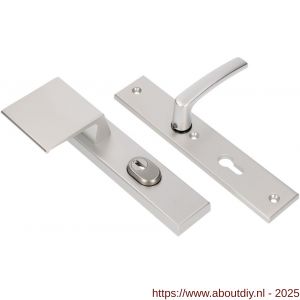 Ami VHB 251/15-90/80 KT veiligheidsvoordeur-duwerlangschildgarnituur SKG*** kerntrekbeveiliging VHB 251/50/15 KT 70 deurduwer 90/80 links en deurkruk 332 M6 profielcilinder PC 70 F1 deurdikte 38-42 mm - A10901178 - afbeelding 3
