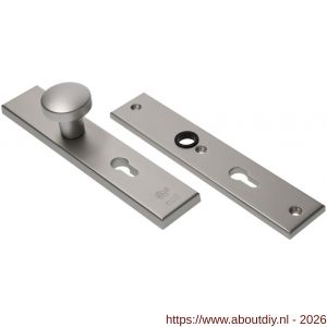 Ami VHB 251/50-169/50 veiligheidsvoordeur-knoplangschildgarnituur SKG*** VHB 251/50 knop 169/50 buiten en binnen profielcilinder PC 72 zonder deurkruk F1 deurdikte 38-42 mm - A10901074 - afbeelding 1