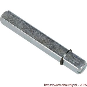 Ami toilet- en badkamersluiting WC stift vierkant 8x67 mm stiftontsluiting - A10900226 - afbeelding 2