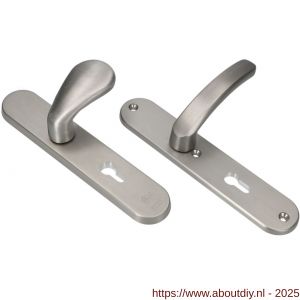 Ami VHB 250/50/1-173-378 veiligheids Rotaveer kruk-kruk langschildgarnituur SKG*** ovaal VHB deurkruk 173/378 Rota 250/50/1 profielcilinder PC 92 Irox deurdikte 38-42 mm Archi Design - A10900924 - afbeelding 3