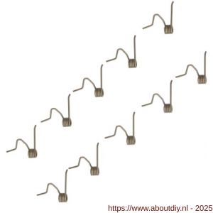 Ami briefplaat toebehoren briefplaatveertje TA-DL links set 10 stuks - A10901727 - afbeelding 2