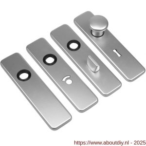 Ami 185/44 Klik kortschild aluminium zonder krukgat profielcilinder PC 72 F1 - A10900597 - afbeelding 6