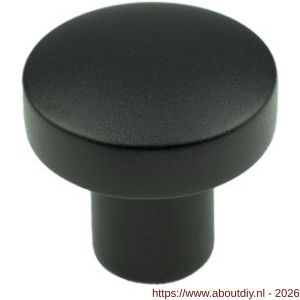 Ami 169/50 knopkruk gatdeel aluminium Varo M6 zwart RAL 9005 structuur finish - A10900427 - afbeelding 1