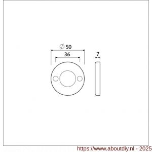 Ami 3 RH krukrozet aluminium rond krukgat F2 - A10900469 - afbeelding 5