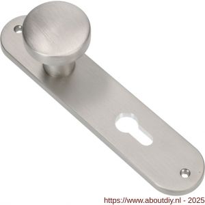 Ami 200/1/7 knoplangschild Archi Design knop 169/50 vast langschild 200/1/7 profielcilinder PC 55 Irox Archi Design - A10900767 - afbeelding 4
