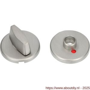 Ami Klik rond vrij- en bezetrozet Archi Design toilet- en badkamersluiting WC 8 mm Irox RVS look - A10900503 - afbeelding 4