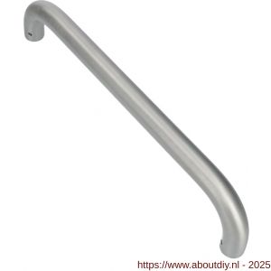 Ami 350 handgreep enkelgebogen Archi Design 350 mm R14 Irox deurdikte 38-61 mm - A10900430 - afbeelding 4