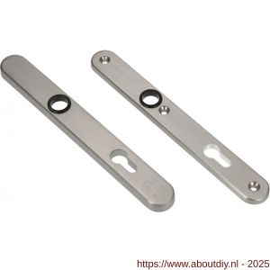 Ami VHB 257/32/2 veiligheidssmalschild SKG** Archi Design ovaal VHB 257/32/2 buiten en binnen profielcilinder PC 92 Irox deurdikte 53-57 mm - A10901607 - afbeelding 5