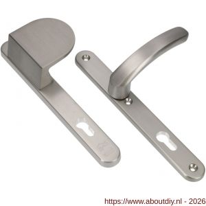 Ami VHB 257/32/2-90/83-378 veiligheids Rotaveer duwer-kruk smalschildgarnituur SKG** Archi Design ovaal VHB 257/32/2 deurduwer 90/83 profielcilinder PC 92 rechts en deurkruk 378 Rota Irox deurdikte 53-57 mm - A10900844 - afbeelding 4