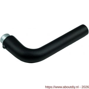 Ami 361 deurkruk gatdeel aluminium M6 zwart RAL 9005 structuur finish - A10900304 - afbeelding 1