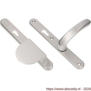 Ami VHB 257/32/2-90/83-378 veiligheids Rotaveer duwer-kruk smalschildgarnituur SKG** ovaal VHB 257/32/2 profielcilinder PC 92 omkeer 90/83 links en deurkruk 378 Rota Fuhr 869 deurdikte 53-57 mm - A10900856 - afbeelding 1