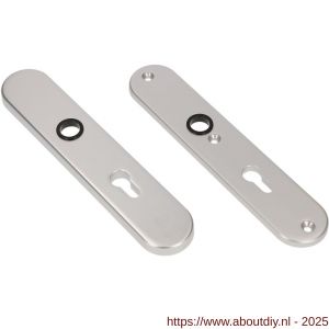 Ami VHB 250/50/1 veiligheidslangschild SKG*** ovaal VHB 250/50/1 buiten en binnen F1 profielcilinder PC 92 met 3 schroeven M6x75 mm RVS - A10900919 - afbeelding 4