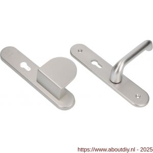Ami VHB 250/50/1-90/83-378 senioren veiligheids Rotaveer duwer-kruk langschildgarnituur SKG** ovaal omkeer VHB 250/50/1 profielcilinder PC 72 omkeer deurduwer 90/83 rechts F1 en deurkruk 378 Rota profielcilinder PC 72 omkeer - A10900805 - afbeelding 4