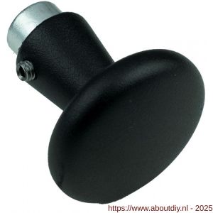 Ami 160/50 knopkruk gatdeel aluminium M6 zwart RAL 9005 structuur finish - A10900421 - afbeelding 4