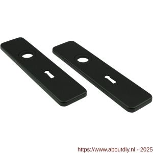 Ami 185/44 Klik kortschild aluminium sleutelgat SLG 56 zwart RAL 9005 structuur finish - A10900603 - afbeelding 5