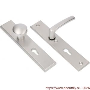 Ami VHB 251/50-169/50 veiligheidsvoordeur-knoplangschildgarnituur SKG*** VHB 251/50 knop 169/50 buiten en binnen profielcilinder PC 85 deurkruk 332 F1 deurdikte 38-42 mm - A10901075 - afbeelding 4