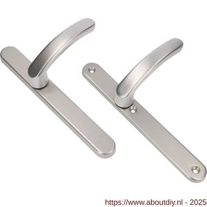 Ami VHB 257/32/2-169/50-378 veiligheids Rotaveer knop-kruk smalschildgarnituur SKG** ovaal VHB 257/32/2 blind knop 169/50 F1 en deurkruk 378 Rota 257/32/2 blind deurdikte 53-57 mm - A10900877 - afbeelding 4