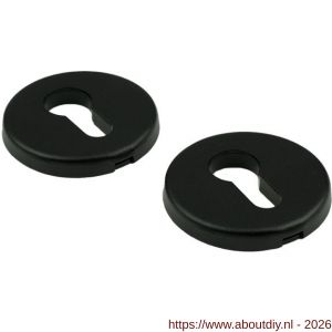 Ami Klik rond cilinderrozet aluminium profielcilinder PC zwart - A10900466 - afbeelding 1