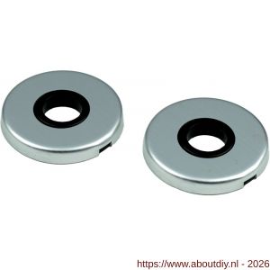 Ami Klik rond afdekrozet aluminium Archi Design krukgat Irox RVS look - A10900449 - afbeelding 1