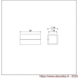 Ami verloopbus galvaniseerd 8/10 mm verpakt per 5 stuks - A10900231 - afbeelding 4