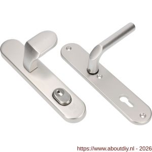 Ami VHB 250/15-145 KT veiligheids knop-kruk langschildgarnituur SKG*** kerntrekbeveiliging ovaal VHB 250/50/15 kerntrek KT 92 knop 145 en deurkruk 369 profielcilinder PC 92 F1 deurdikte 38-42 mm - A10901255 - afbeelding 1