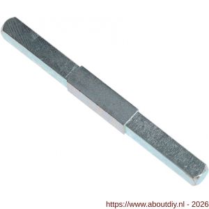 Ami deurbeslag verloopstift vierkant vol 8-9-8 deurdikte 53-57 mm - A10900235 - afbeelding 1