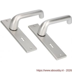 Ami KS 178/43-386 kruk-kruk garnituur deurkruk 386 Rota kortschild 178/43 sleutelgat SLG 56 F1 deurdikte 38-42 mm - A10900112 - afbeelding 1