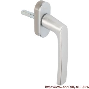 Ami 810 draai-kiep raamgreep aluminium 7x40 mm F1 ovaal - A10901689 - afbeelding 1